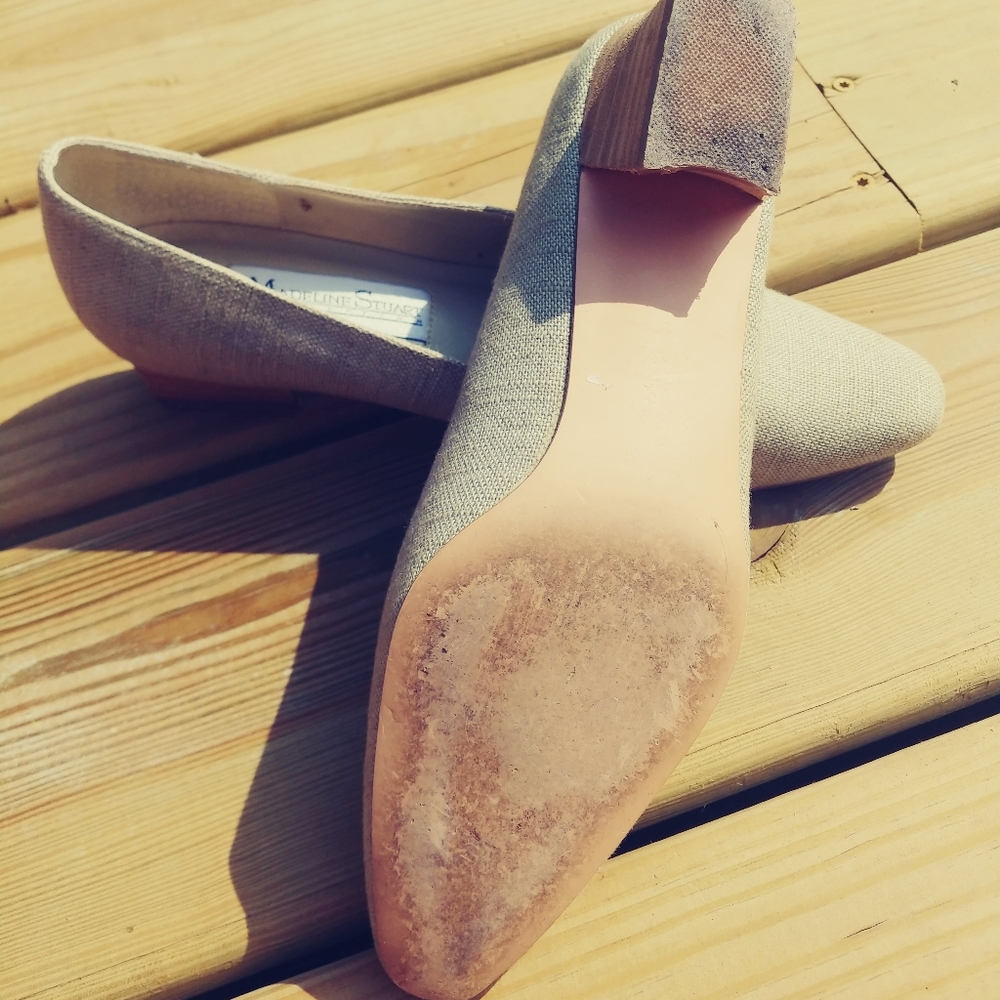 Canvas Block Pumps - Picture 7 of 9
